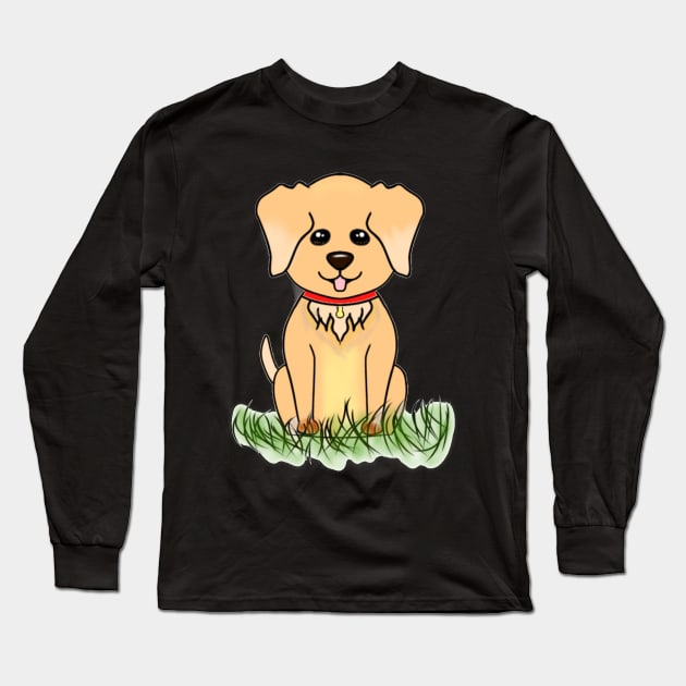 Puppy Long Sleeve T-Shirt by Tsubaki